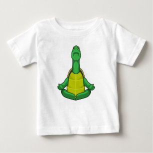 T-shirt Pour Bébé Turtle at Yoga Meditation