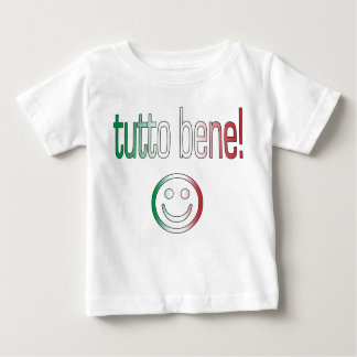 T-shirt Pour Bébé Tutto Bene ! Couleurs du drapeau italien