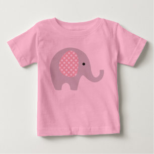 T-shirt Pour Bébé Tutu d'une seule pièce avec l'éléphant adorable