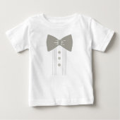 T-shirt Pour Bébé Tuxedo modifiable (Devant)