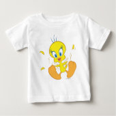 T-shirt Pour Bébé Tweety In Action Pose 5 (Devant)
