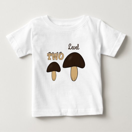 T-shirt Pour Bébé Two mashrooms (Devant)