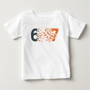 T-shirt Pour Bébé Typographie Abstraite 67
