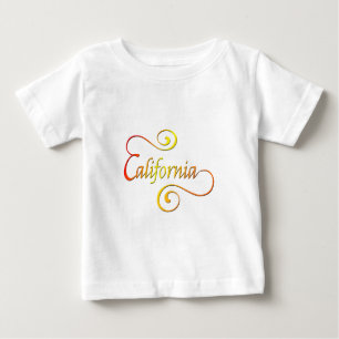 T-shirt Pour Bébé Typographie de Californie