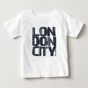 T-shirt Pour Bébé Typographie de Londres, Angleterre