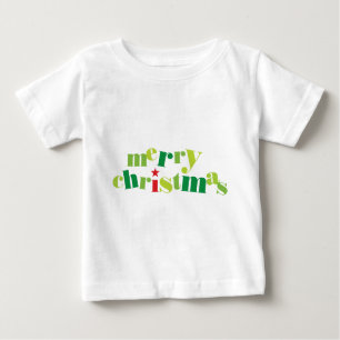 T-shirt Pour Bébé typographie moderne de Joyeux Noël