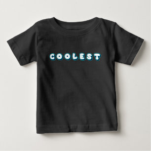 T-shirt Pour Bébé Typographie néon ludique