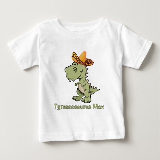T-shirt Pour Bébé Tyrannosaurus Mex (Devant)