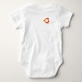 T-shirt Pour Bébé Ubuntu Linux (Dos)