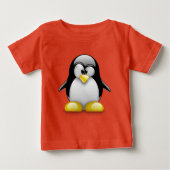 T-shirt Pour Bébé Ubuntu Linux (Devant)