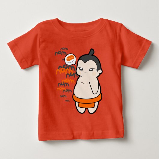 T-shirt Pour Bébé Ugo le Sumo (Devant)