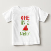 T-shirt Pour Bébé Un à Melon (Devant)