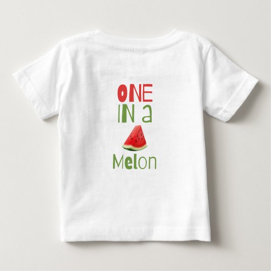T-shirt Pour Bébé Un à Melon (Dos)
