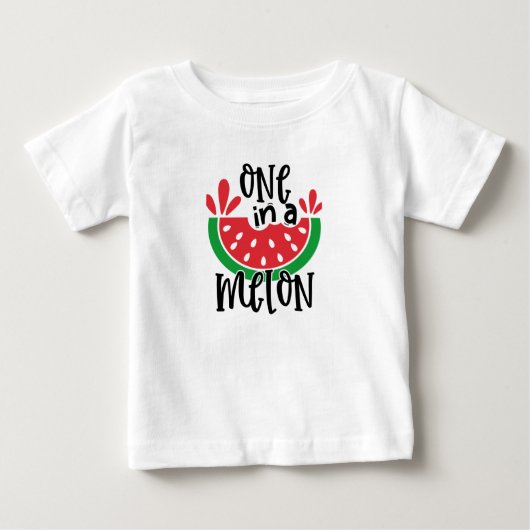 T-shirt Pour Bébé Un à Melon (Devant)