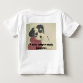 T-shirt Pour Bébé Un bébé apporte (Dos)