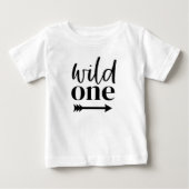 T-shirt Pour Bébé Un bébé sauvage (Devant)