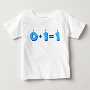 T-shirt Pour Bébé Un bleu 1er anniversaire bébé garçon T-shirt