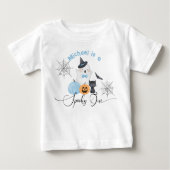 T-shirt Pour Bébé Un bleu de joyeux anniversaire Halloween Spooky On (Devant)