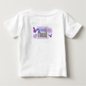 T-shirt Pour Bébé Un bodysuit de bébé violet paradis (Dos)