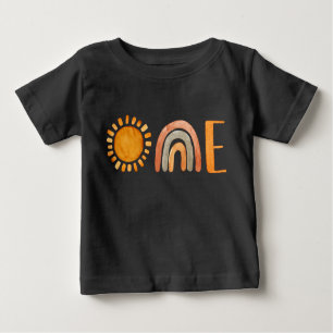 T-shirt Pour Bébé Un boho aquarelle