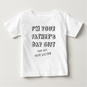 T-shirt Pour Bébé Un cadeau amusant de première Fête des pères pour 