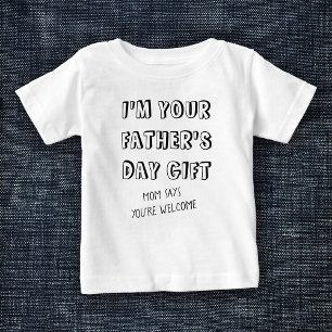 T-shirt Pour Bébé Un cadeau amusant de première Fête des pères pour 