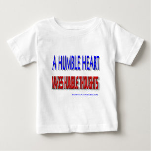 T-SHIRT POUR BÉBÉ UN COEUR HUMBLE