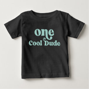 T-shirt Pour Bébé Un Cool Dude 1er anniversaire