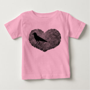 T-shirt Pour Bébé Un corbeau pointu sur votre ventre