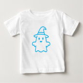 T-shirt Pour Bébé Un fantôme mignon, Trick ou Treat design - Hallowe (Devant)