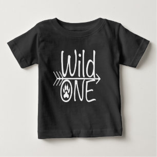 T-shirt Pour Bébé Un garçon d'anniversaire sauvage
