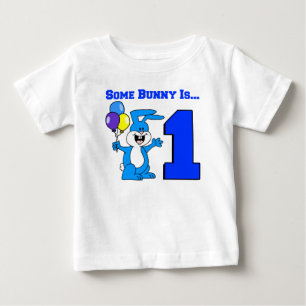 T-shirt Pour Bébé Un Grotte Est Un (Bleu)