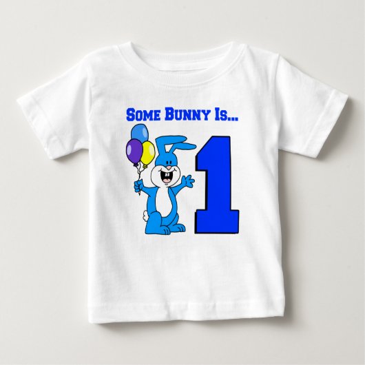 T-shirt Pour Bébé Un Grotte Est Un (Bleu) (Devant)