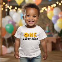 Un joyeux Mec 1er anniversaire Orange Smiley