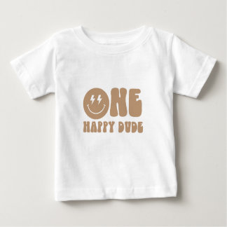 T-shirt Pour Bébé Un joyeux mec premier anniversaire chemise