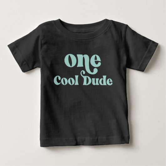 T-shirt Pour Bébé Un Mec Génial 1er Anniversaire (Devant)