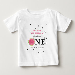 T-shirt Pour Bébé Un melon d'été pour un anniversaire de enfants