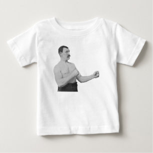 T-shirt Pour Bébé Un Mème Homme Trop Manly