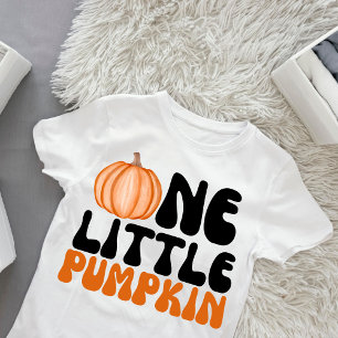 T-shirt Pour Bébé Un petit bébé citrouille 1er anniversaire