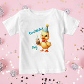 T-shirt Pour Bébé Un petit canard mignon cadeau d'anniversaire