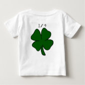 T-shirt Pour Bébé Un petit peu Irlandais (Dos)