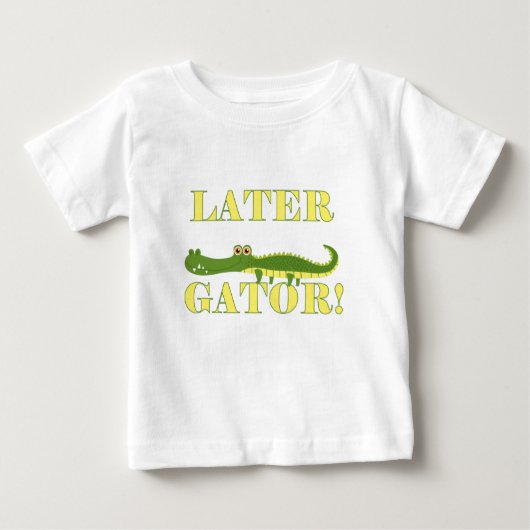 T-shirt Pour Bébé Un plus défunt alligator (Devant)