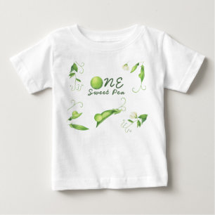 T-shirt Pour Bébé Un pois doux premier anniversaire