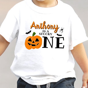 T-shirt Pour Bébé Un premier anniversaire Halloween effrayant