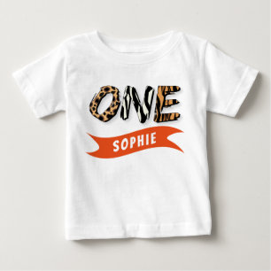 T-shirt Pour Bébé Un premier anniversaire sauvage