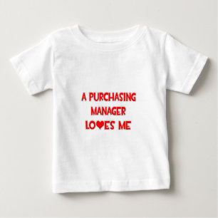 T-shirt Pour Bébé Un Responsable Des Achats M'Aime