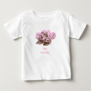 T-shirt Pour Bébé Un rose pour vous