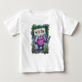 T-shirt Pour Bébé Un sauvage (Devant)
