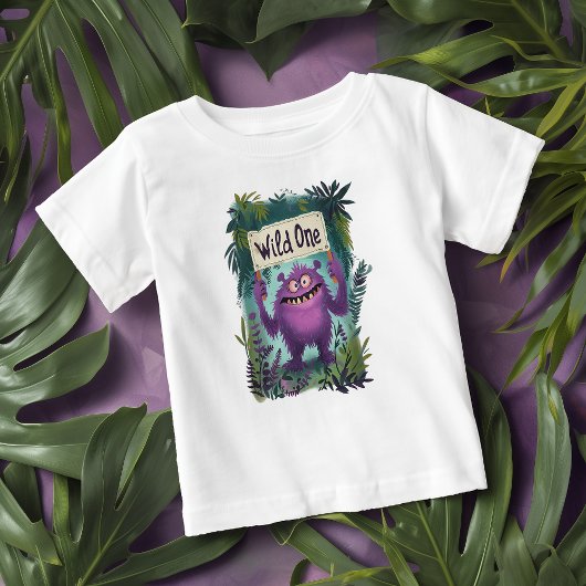 T-shirt Pour Bébé Un sauvage