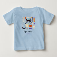Un Spooky One Motifs d'Halloween Bleu 1er Annivers